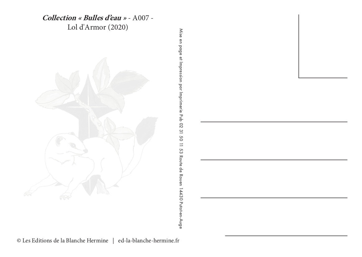 Carte postale 007 verso