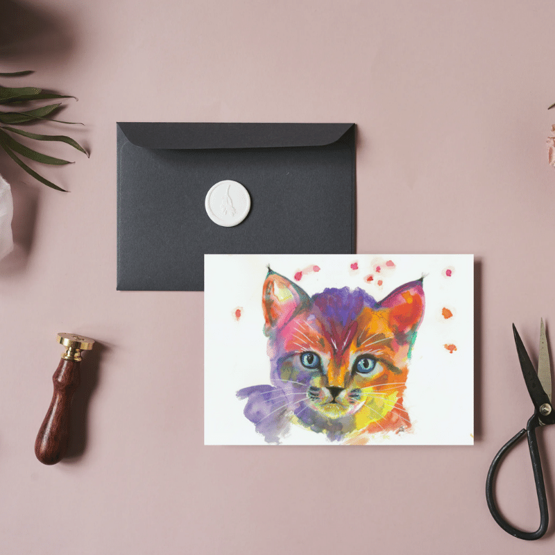 Chaton - 034 - Carte postale 15- 21